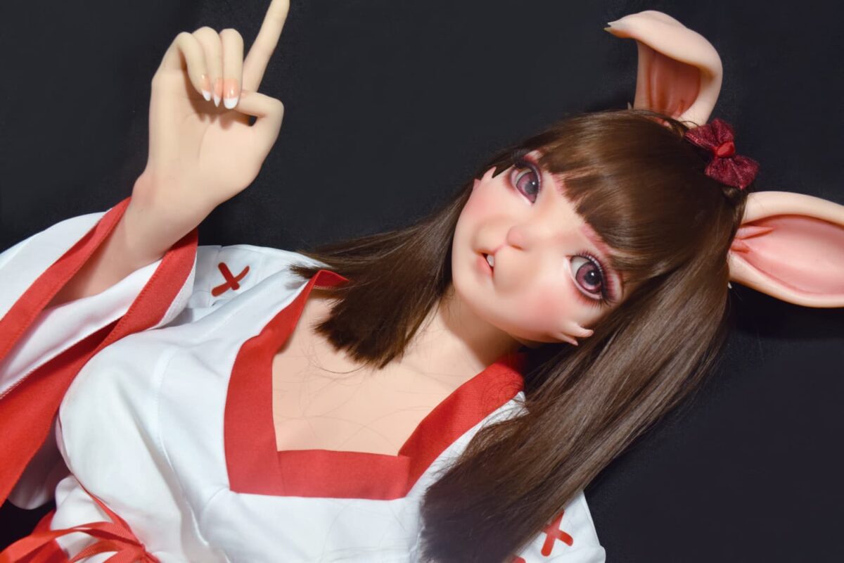 150cm 4ft11 Full Silicone Furry Anime Sex Doll Rina 7