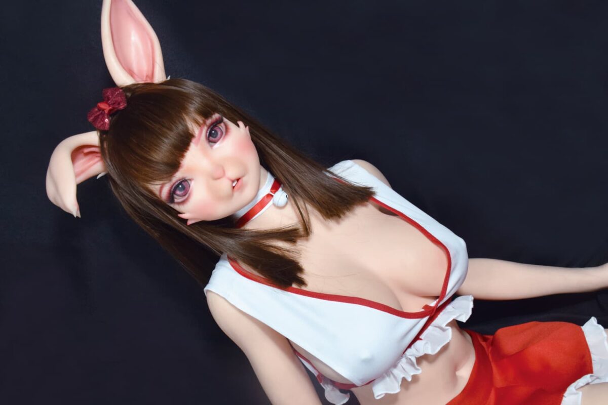 150cm 4ft11 Full Silicone Furry Anime Sex Doll Rina 9