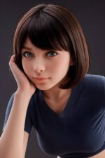 151cm 4ft11 Chubby Sex Doll Silicone Head Ab17 13