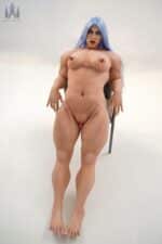 160cm 5ft3 B Cup Muscular Full Silicone Sex Doll Sana Head S13 10