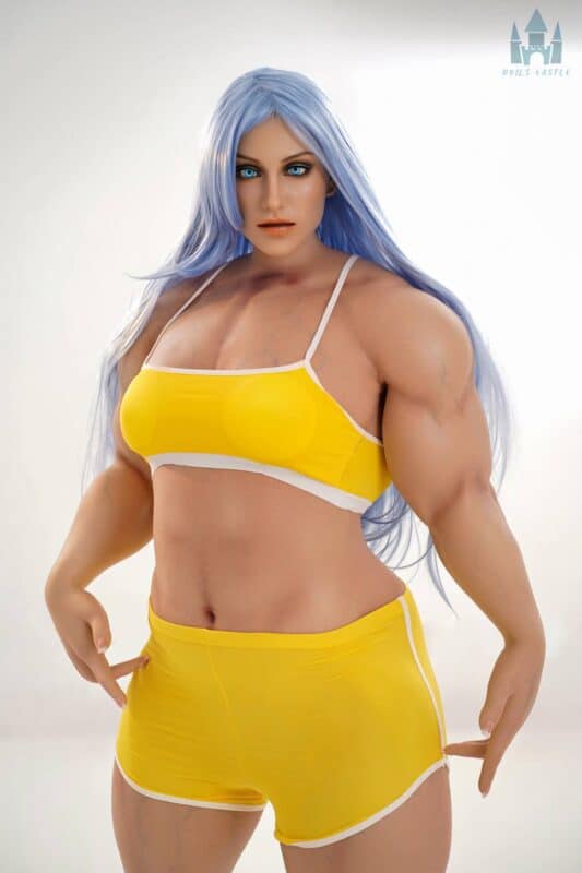160cm 5ft3 B Cup Muscular Full Silicone Sex Doll Sana Head S13 6