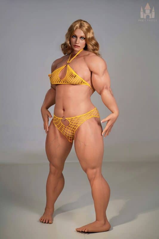 160cm 5ft3 B Cup Muscular Full Silicone Sex Doll Soraya Head S15 2