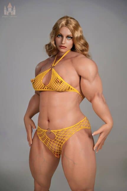 160cm 5ft3 B Cup Muscular Full Silicone Sex Doll Soraya Head S15 3
