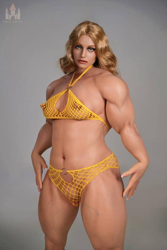 160cm 5ft3 B Cup Muscular Full Silicone Sex Doll Soraya Head S15 3