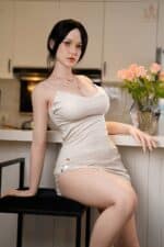 163cm 5ft4 E Cup Full Silicone Sex Doll Farwah Head S26 9