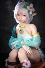 148cm 4ft10 B Cup Full Silicone Anime Elf Sex Doll Layla 10