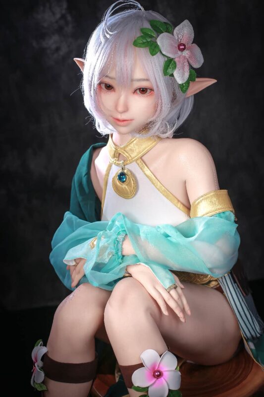 148cm 4ft10 B Cup Full Silicone Anime Elf Sex Doll Layla 10