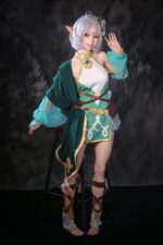 148cm 4ft10 B Cup Full Silicone Anime Elf Sex Doll Layla 12