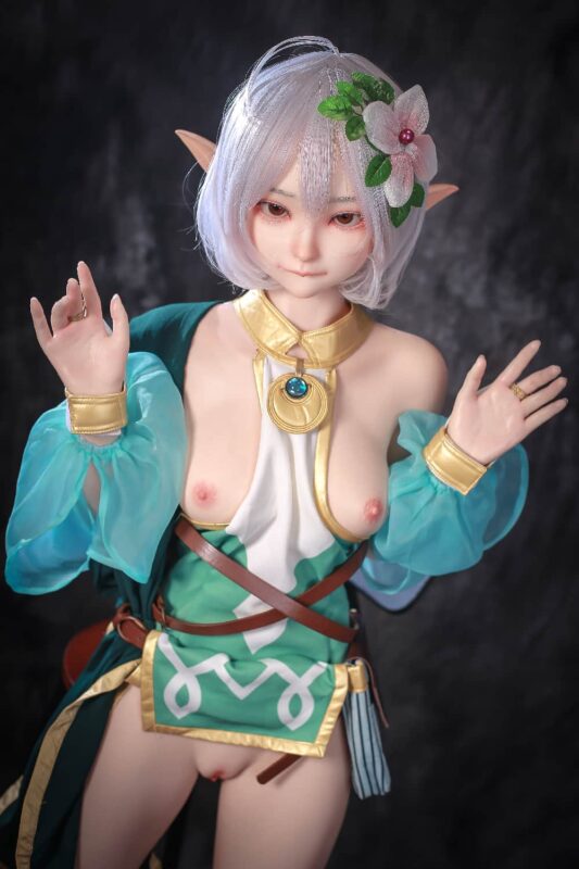 148cm 4ft10 B Cup Full Silicone Anime Elf Sex Doll Layla 14