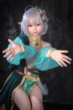 148cm 4ft10 B Cup Full Silicone Anime Elf Sex Doll Layla 17