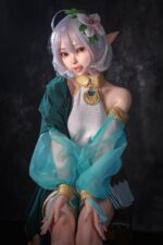 148cm 4ft10 B Cup Full Silicone Anime Elf Sex Doll Layla 19