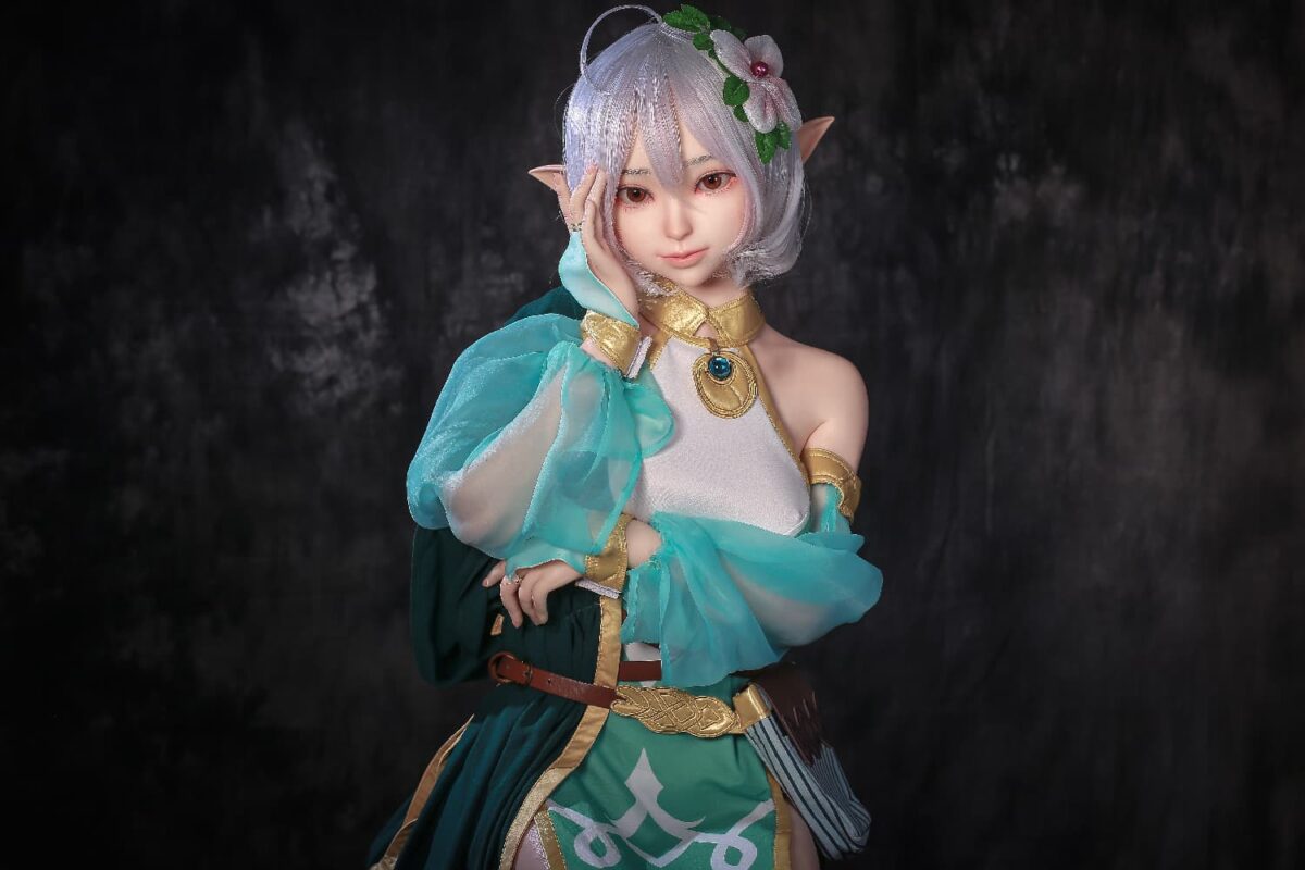 148cm 4ft10 B Cup Full Silicone Anime Elf Sex Doll Layla 21
