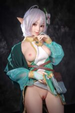 148cm 4ft10 B Cup Full Silicone Anime Elf Sex Doll Layla 24