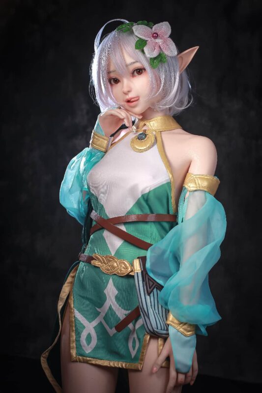 148cm 4ft10 B Cup Full Silicone Anime Elf Sex Doll Layla 28