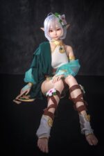 148cm 4ft10 B Cup Full Silicone Anime Elf Sex Doll Layla 4