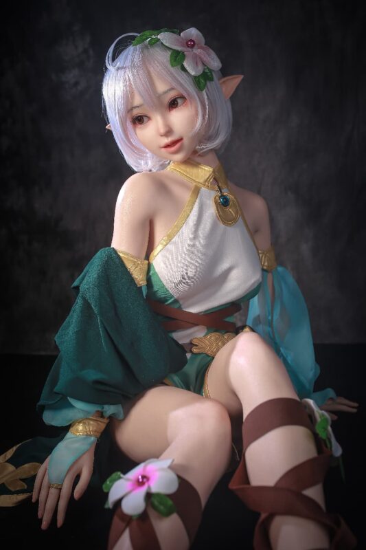 148cm 4ft10 B Cup Full Silicone Anime Elf Sex Doll Layla 5