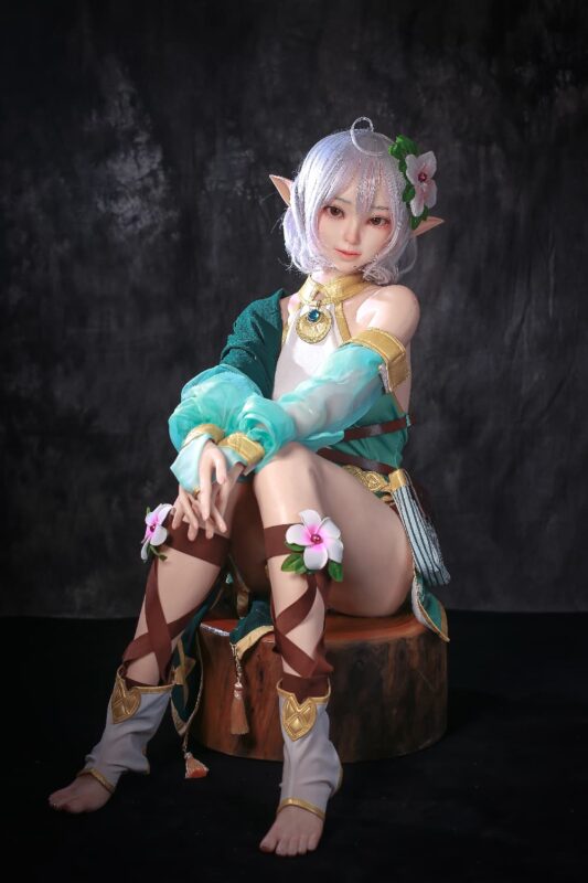 148cm 4ft10 B Cup Full Silicone Anime Elf Sex Doll Layla 6