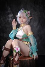 148cm 4ft10 B Cup Full Silicone Anime Elf Sex Doll Layla 7