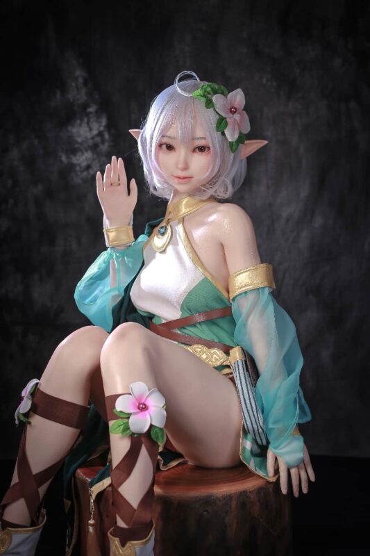 148cm 4ft10 B Cup Full Silicone Anime Elf Sex Doll Layla 7