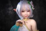 148cm 4ft10 B Cup Full Silicone Anime Elf Sex Doll Layla 9