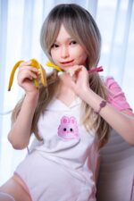 148cm 4ft10 B Cup Full Silicone Sex Doll Rena With Movable Jaw 10