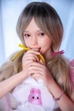148cm 4ft10 B Cup Full Silicone Sex Doll Rena With Movable Jaw 9