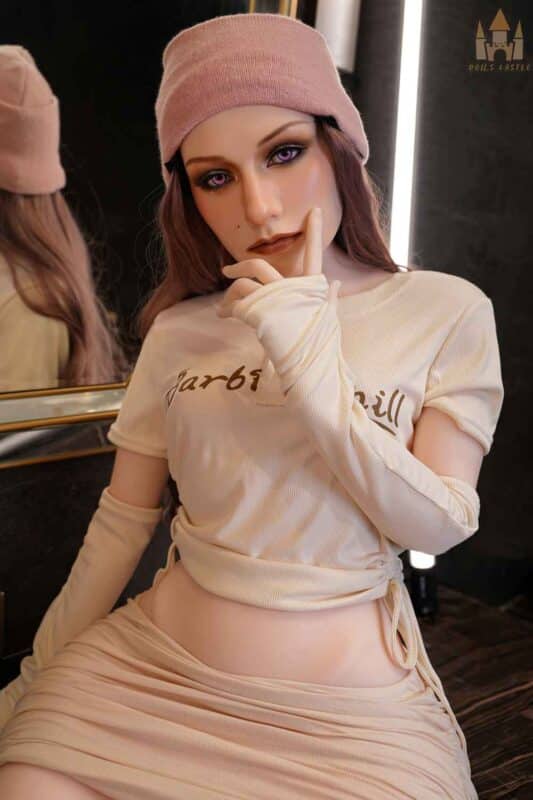 148cm 4ft10 B Cup Shemale Sex Doll Amelia Silicone Head Penis With Skeleton S14 4