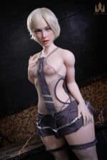 148cm 4ft10 B Cup Shemale Sex Doll Sophia Silicone Head Penis With Skeleton S16 3