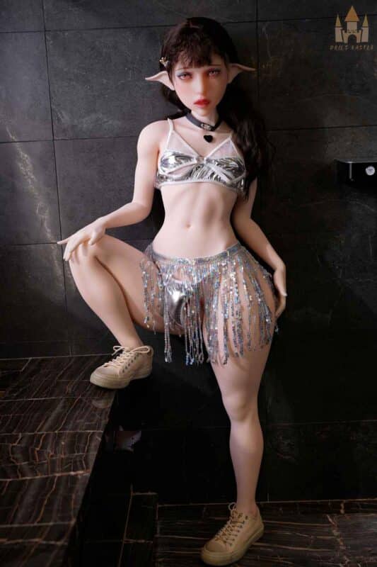 148cm 4ft10 B Cup Tpe Elf Shemale Sex Doll Charlotte Penis With Skeleton Dc65 6