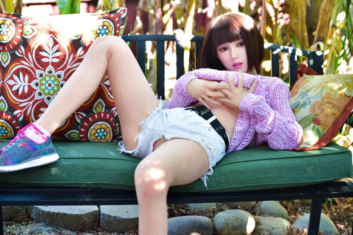 150cm 4ft11 D Cup Sex Doll Silicone Head Bethany 10