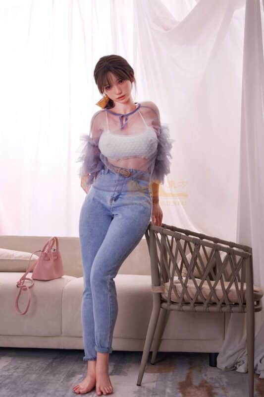 161cm 5ft3 Full Silicone Sex Doll Lucy Ros Max Head S32 19