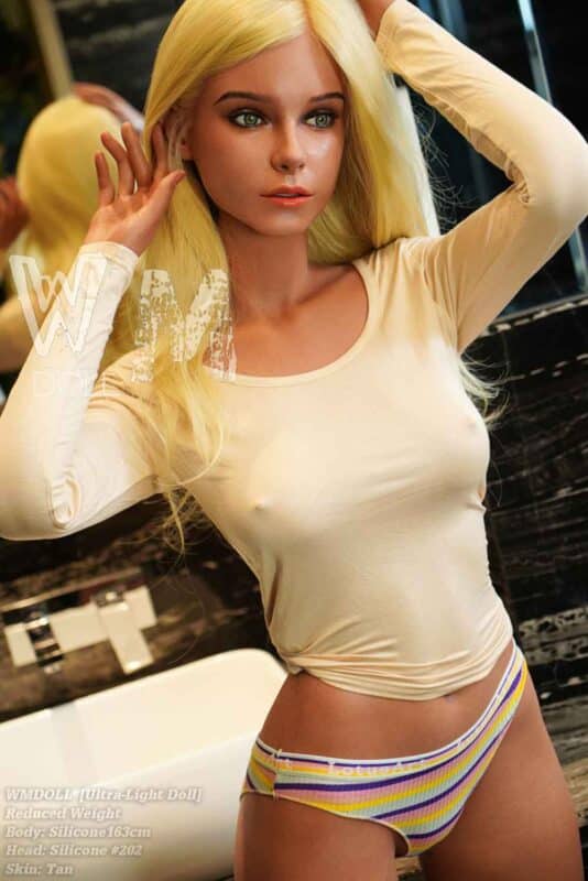 163cm 5ft4 H Cup Ultra Light Silicone Sex Doll Darby 202 18