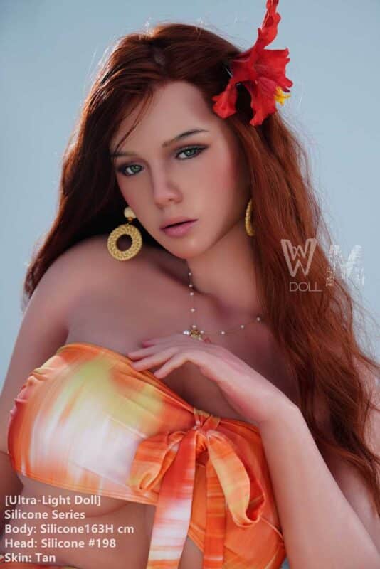 163cm 5ft4 H Cup Ultra Light Silicone Sex Doll Nelina 198 3