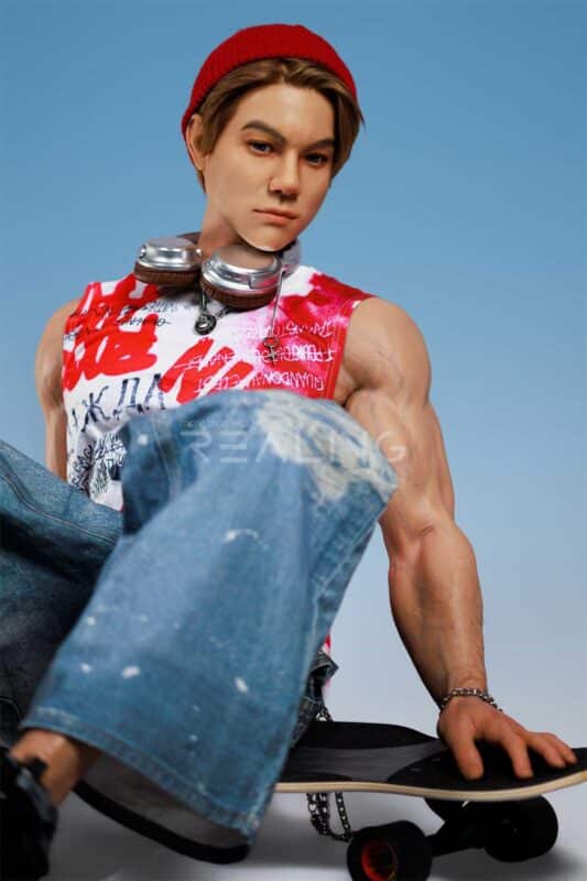 178cm 5ft10 Full Silicone Male Sex Doll Henson 28