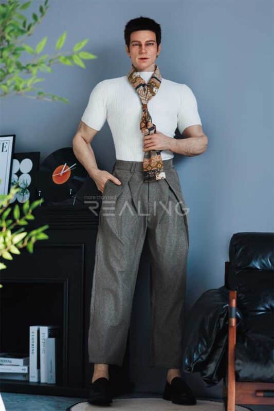 178cm 5ft10 Full Silicone Male Sex Doll Leo 16