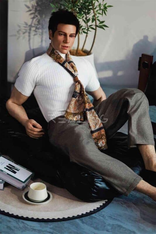 178cm 5ft10 Full Silicone Male Sex Doll Leo 25