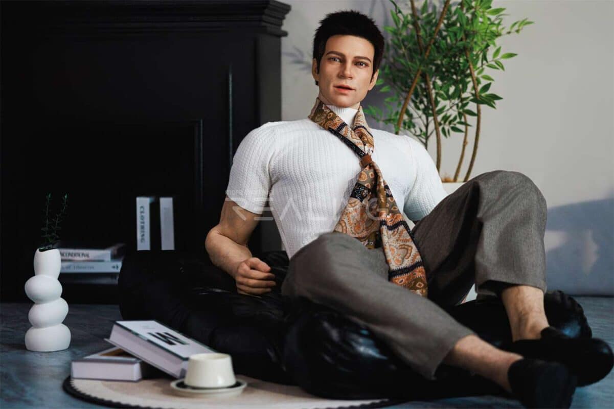 178cm 5ft10 Full Silicone Male Sex Doll Leo 32