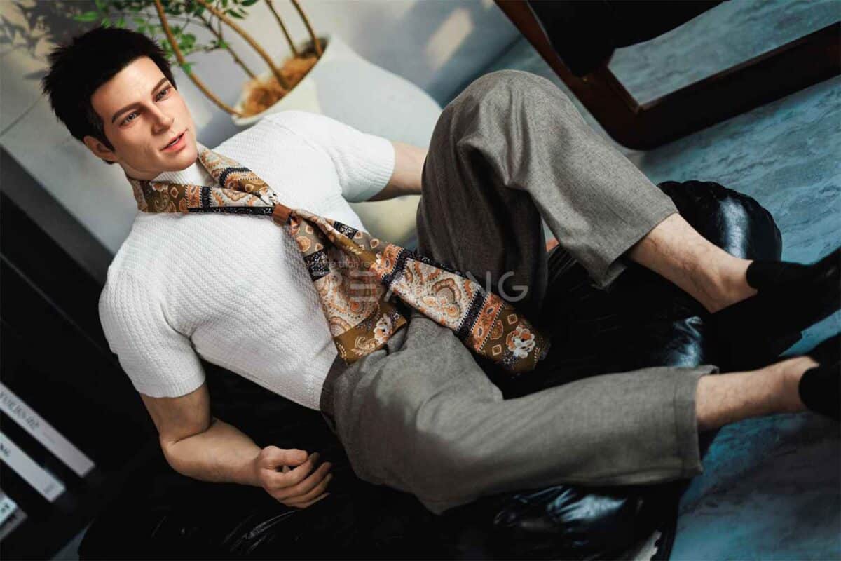 178cm 5ft10 Full Silicone Male Sex Doll Leo 33