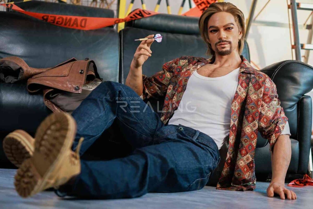 178cm 5ft10 Full Silicone Male Sex Doll Noah 5