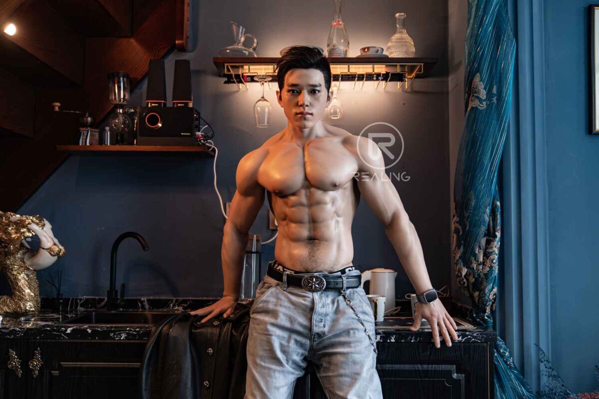 180cm 5ft11 Full Silicone Male Sex Doll Hogan 12