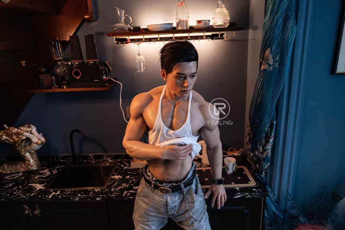 180cm 5ft11 Full Silicone Male Sex Doll Hogan 14