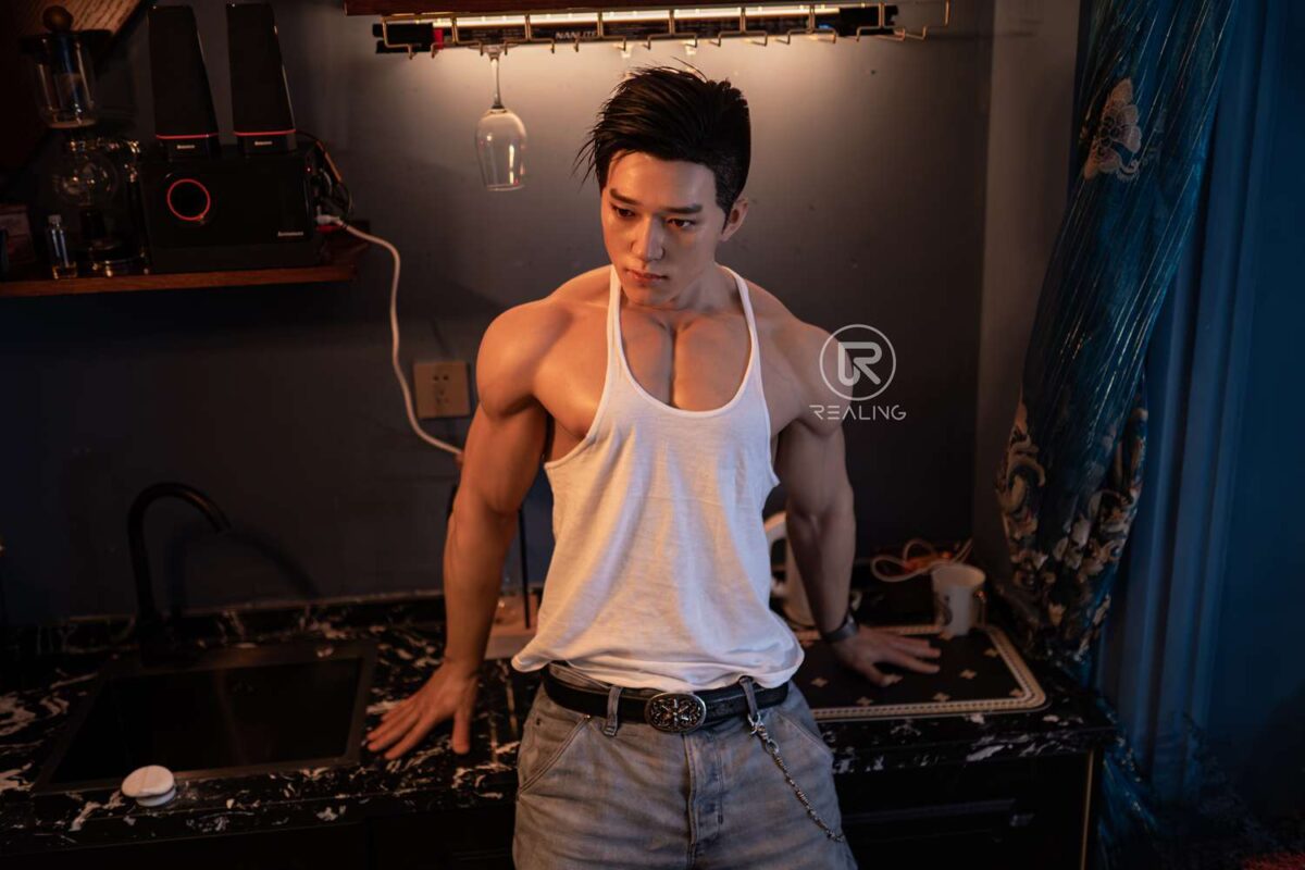 180cm 5ft11 Full Silicone Male Sex Doll Hogan 16