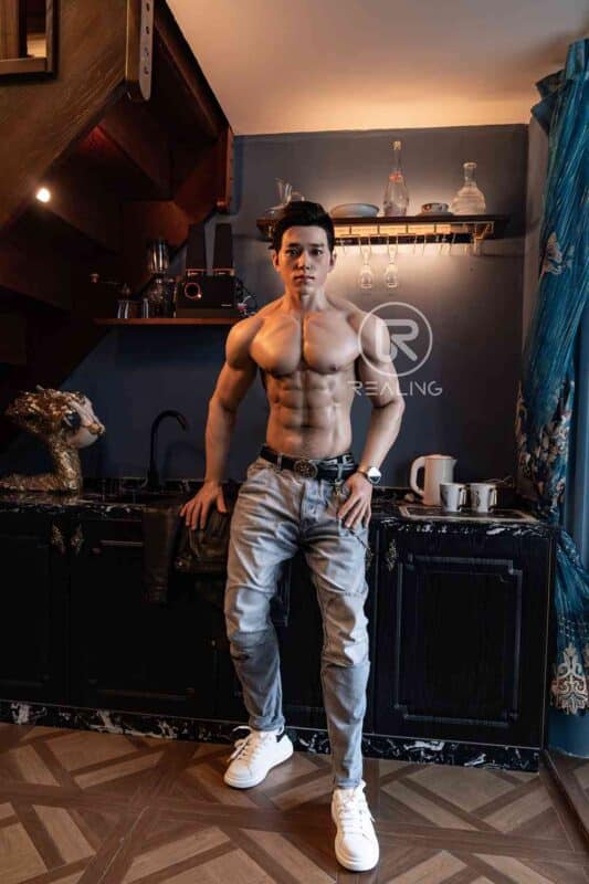 180cm 5ft11 Full Silicone Male Sex Doll Hogan 2
