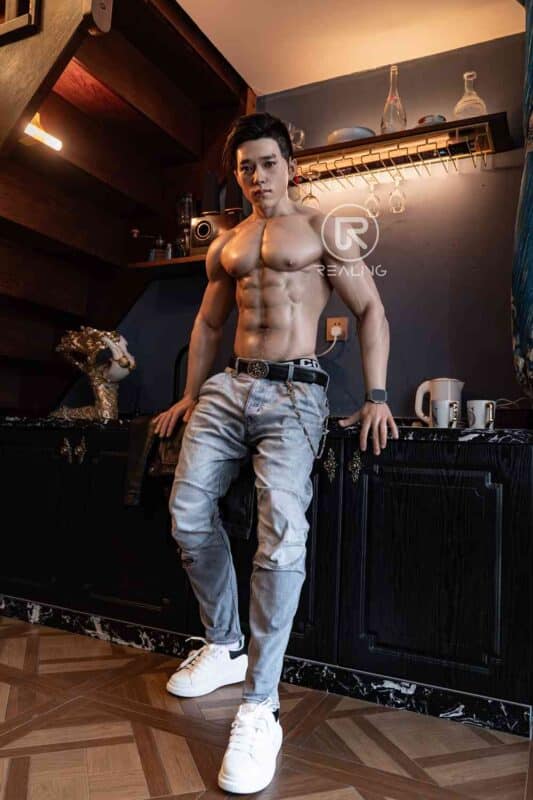 180cm 5ft11 Full Silicone Male Sex Doll Hogan 4