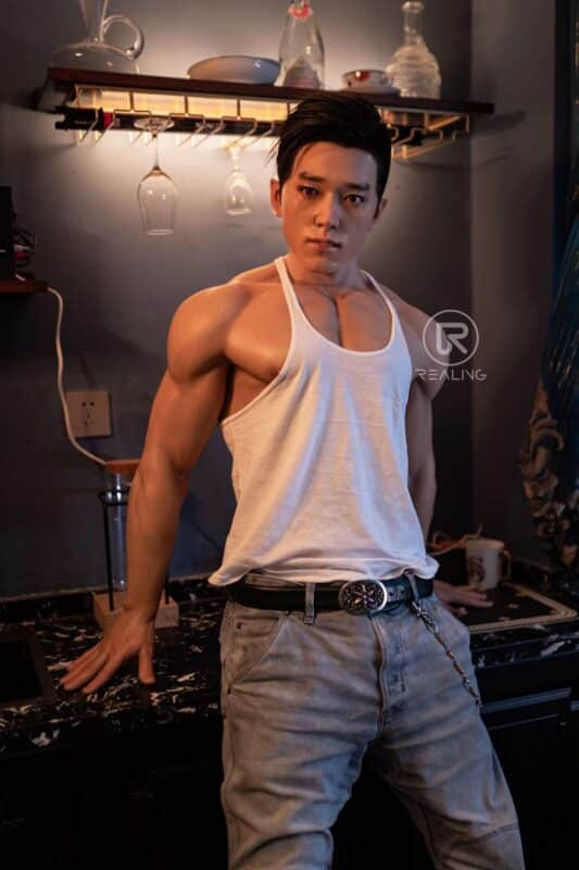 180cm 5ft11 Full Silicone Male Sex Doll Hogan 8