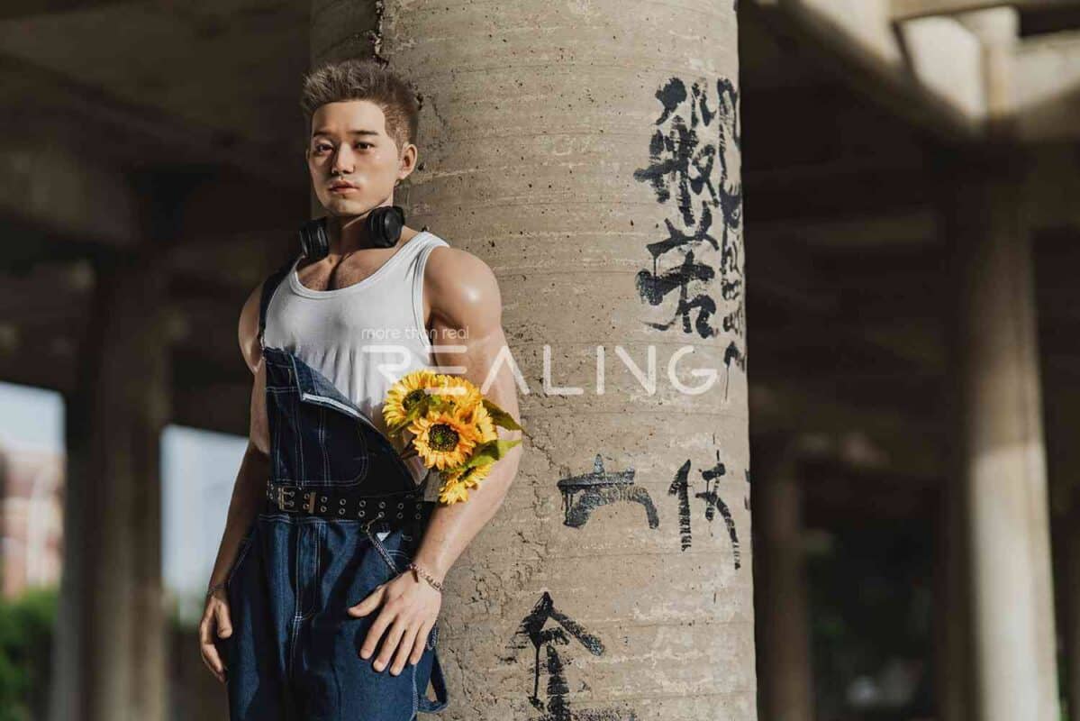 180cm 5ft11 Full Silicone Male Sex Doll Zane 5