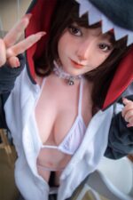 148cm 4ft10 Plus Full Silicone Sex Doll Aona Head G3 11