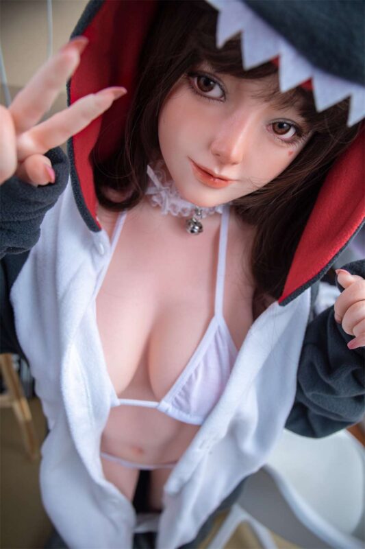 148cm 4ft10 Plus Full Silicone Sex Doll Aona Head G3 11
