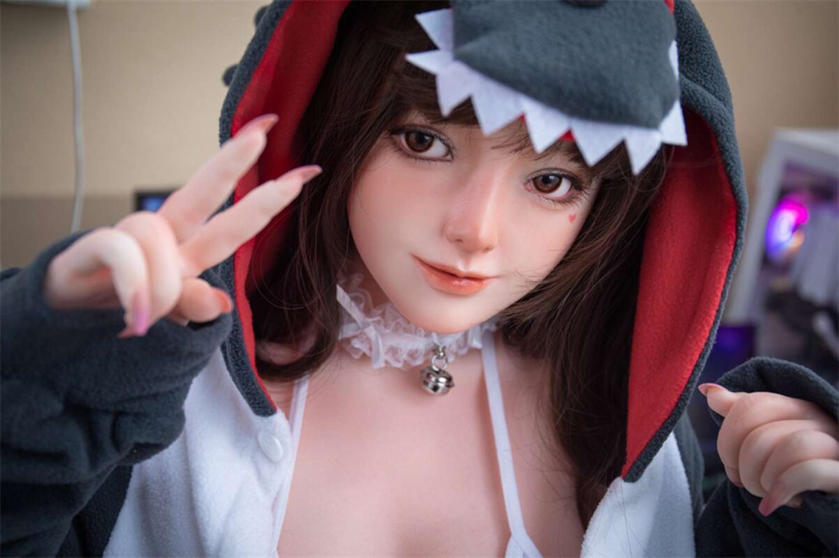 148cm 4ft10 Plus Full Silicone Sex Doll Aona Head G3 2