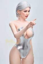 159cm 5ft2 Full Silicone Sex Doll Lily Head S13 13